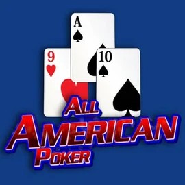 All American Poker online game logo by RTG (Reel Time Gaming) on spinalto.gr.com