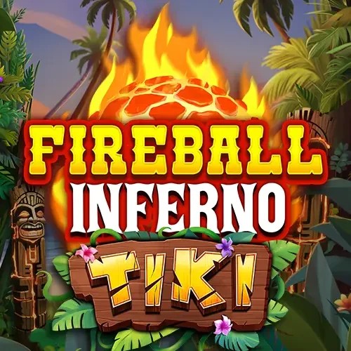 Slots logo of Fireball Inferno Tiki from NetEnt at Spinalto Casino