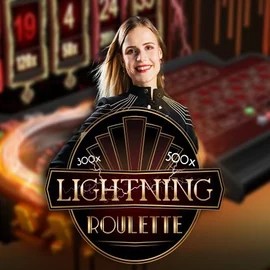 Official Live Casino logo: Lightning Roulette by Evolution at Spinalto Casino