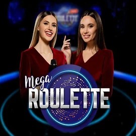 Mega Roulette online game logo by Pragmatic Play on spinalto.gr.com