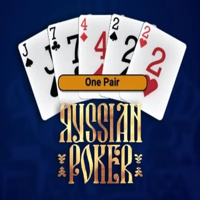Russian Poker slot logo by OneTouch Games at Spinalto Casino